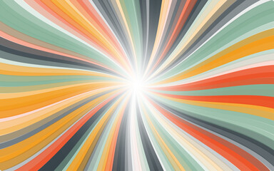Colorful rays summer background. Colorful Sunshine Background