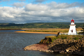 Anderson hollow lighthouse in New Brunswick in Canada - 615991391