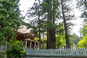 出羽三山神社（羽黒山）「三神合祭殿」 in 山形県鶴岡市