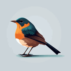 Canary illustration, bird illustration.