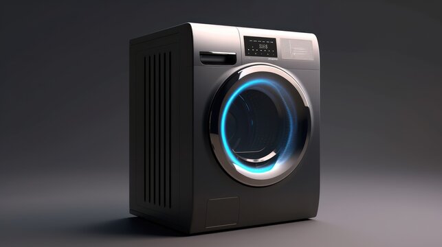 washing machine isolated