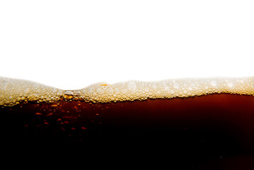 glass of beer isolated on white