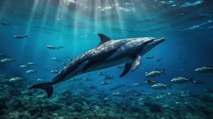 shark in aquarium