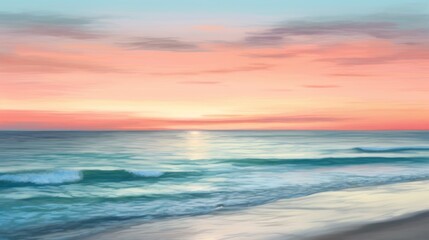 Obraz premium sunset on the beach