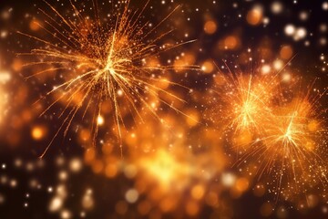 Fototapeta premium fireworks in the night sky
