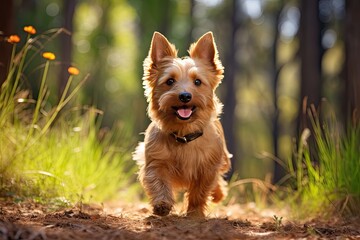 Australian Terrier Dog - Portraits of AKC Approved Canine Series
