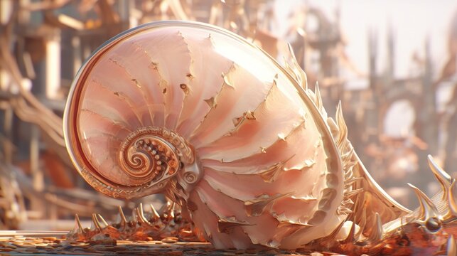 alkahest shell, digital art illustration