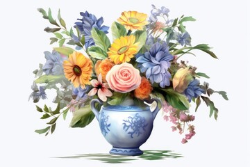 Obraz premium bouquet of flowers in vase