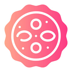 Frittata gradient icon