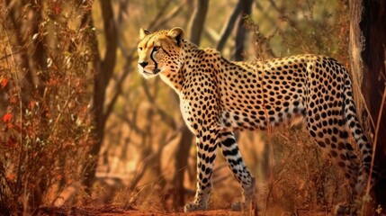 cheetah in the grass