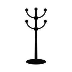 Floor clothes hanger icon design. isolated on white background. vector illustration