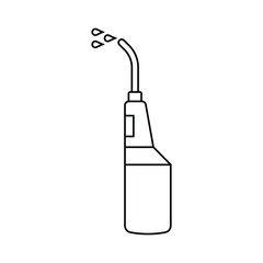 Oral irrigator icon design. isolated on white background. vector illustration