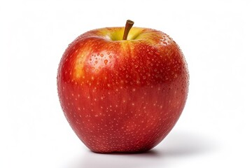 Apple, Fresh apple isolated on white background. Generative Ai