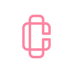 Letter C logo. Monogram design vector logo