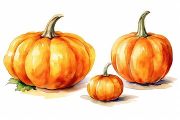 Fototapeta premium pumpkin and pumpkins