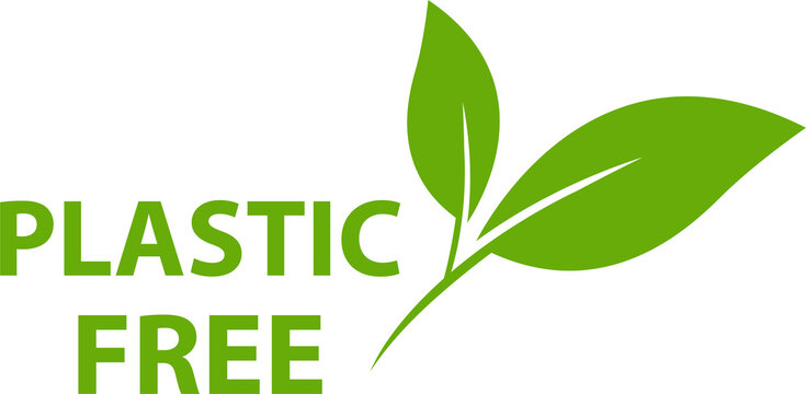 plastic free icon BPA free warranty packaging sign for graphic design, logo, website, social media, mobile app, UI illustration