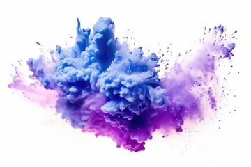 Naklejka premium blue paint splashes