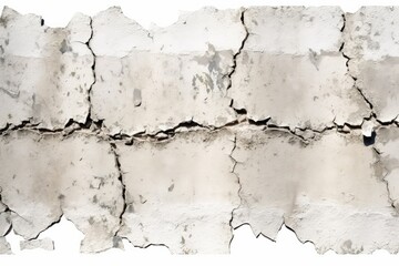 Obraz premium Concrete with Cracks: Emphasize the natural cracks and imperfections on the concrete surface, showcasing its character and uniqueness.