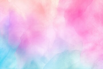 Fototapeta na wymiar Soft Pastel Blend: Create a gentle and dreamy watercolor texture background by blending soft pastel colors in a smooth and seamless manner.