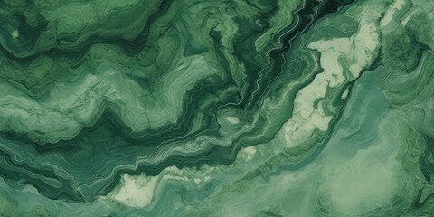 Obraz premium Earthy Green Marble: Design a textured background with green marble, evoking a natural and organic feel reminiscent of lush forests.
