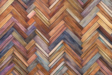 Herringbone Pattern: Arrange wooden planks in a herringbone pattern to create an eye-catching and stylish background with a rustic twist. 