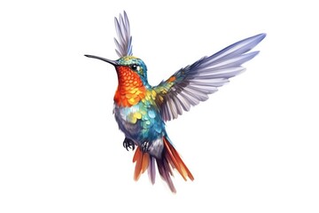 Obraz premium hummingbird isolated on white