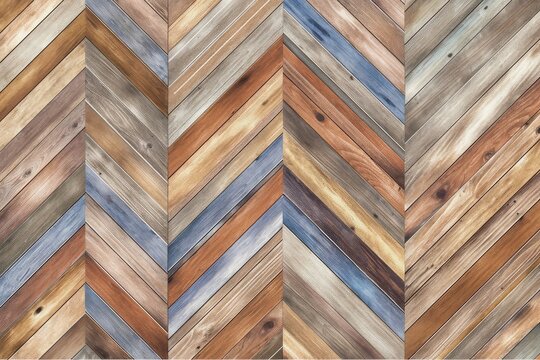 Herringbone Pattern: Arrange wooden planks in a herringbone pattern to create an eye-catching and stylish background with a rustic twist. 