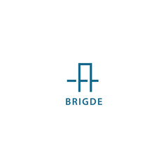 bridge logo minimalist elegant line style