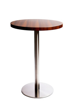 bar table isolated on a transparent background, generative ai
