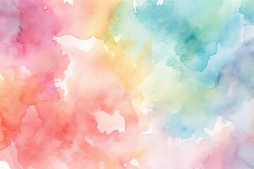 Obraz premium Watercolor Wash: Use watery and translucent brush strokes to create a soft and ethereal background with a watercolor-like appearance.