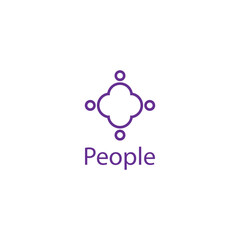 people line logo icon people concept