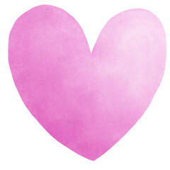 Heart Paint Watercolor Element