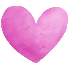 Heart Paint Watercolor Element