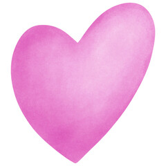 Heart Paint Watercolor Element