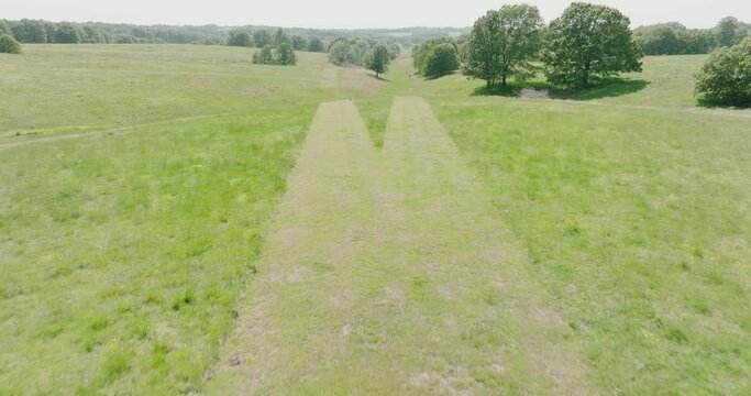 Massive Open Plains For Precision Rifle Series Match In Leach, Oklahoma. Rifle Range. aerial drone