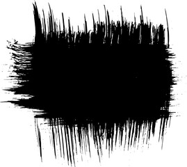 Abstract Dry Brush Textured Grunge Banner.