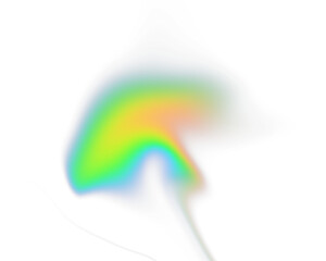 abstract rainbow fluid isolated