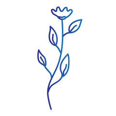 flower drawing line