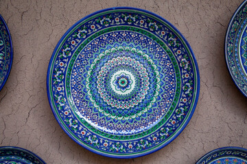 a beautiful plate from uzbekistan
