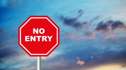 no entry sign
