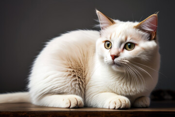 Obraz premium cute cat, generated by artificial intelligence