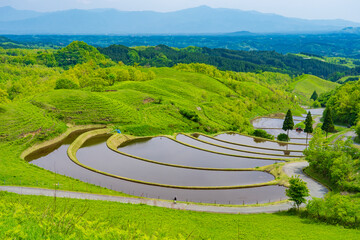 【熊本県】産山村の扇棚田 © k_river