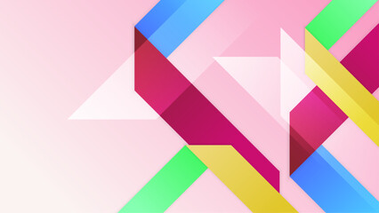 Vector colorful abstract geometric background vector illustration