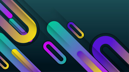 Modern abstract background with colorful geometric shapes