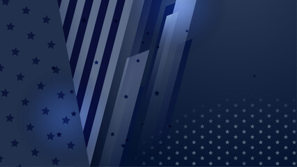 vector independence day 4th of july patriotic dark blue background