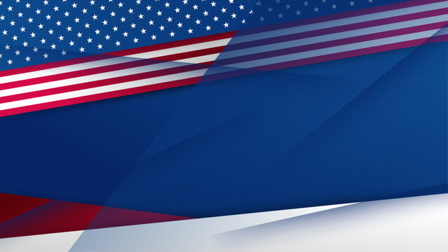 Vector independence day background with copy space area suitable to place text about american day