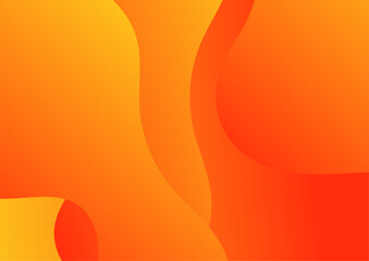 Abstract orange geometric shapes 3d background. Vector illustration abstract graphic design banner pattern presentation background wallpaper web template.