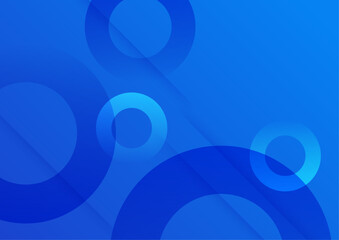 Minimal geometric blue geometric shapes light technology background abstract design. Vector illustration abstract graphic design pattern presentation background web template.