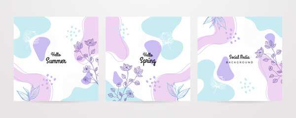 Spring background with beautiful colorful flower. Vector illustration template,banners, Wallpaper,flyers, invitation, posters, brochure, voucher discount.