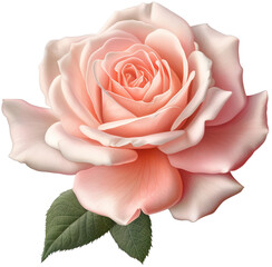 Rose clip art Beautiful rose Realistic